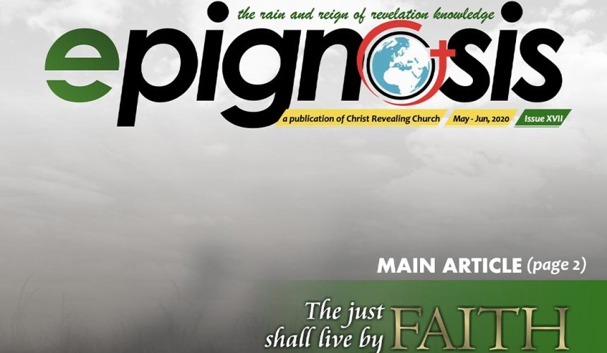 Epignosis Mag_Issue xvii_The just shall live by Faith